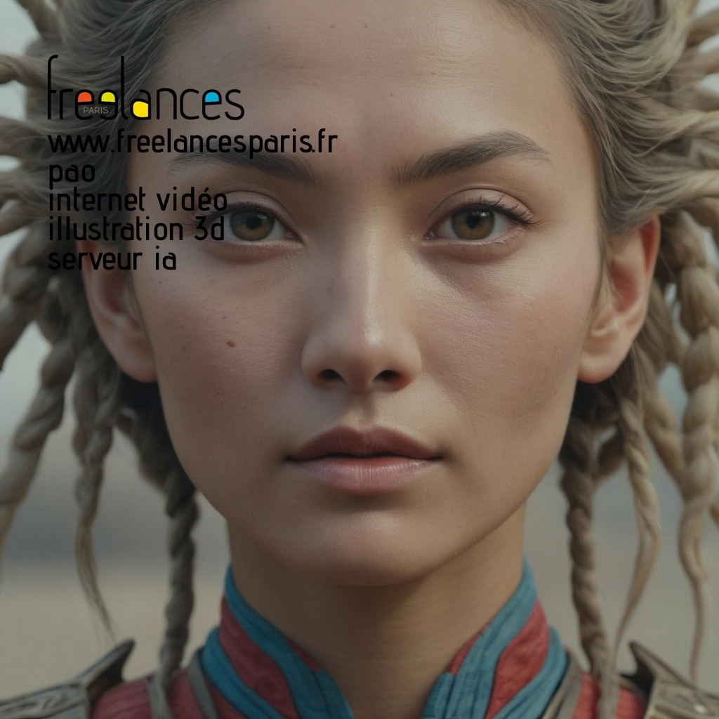 Pao mise en page internet vidéo illustration 3d serveur IA générative AI freelance paris studio de création magazines 8lbp5dv0